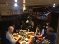 Abendessen Arktis splitboardtrip
