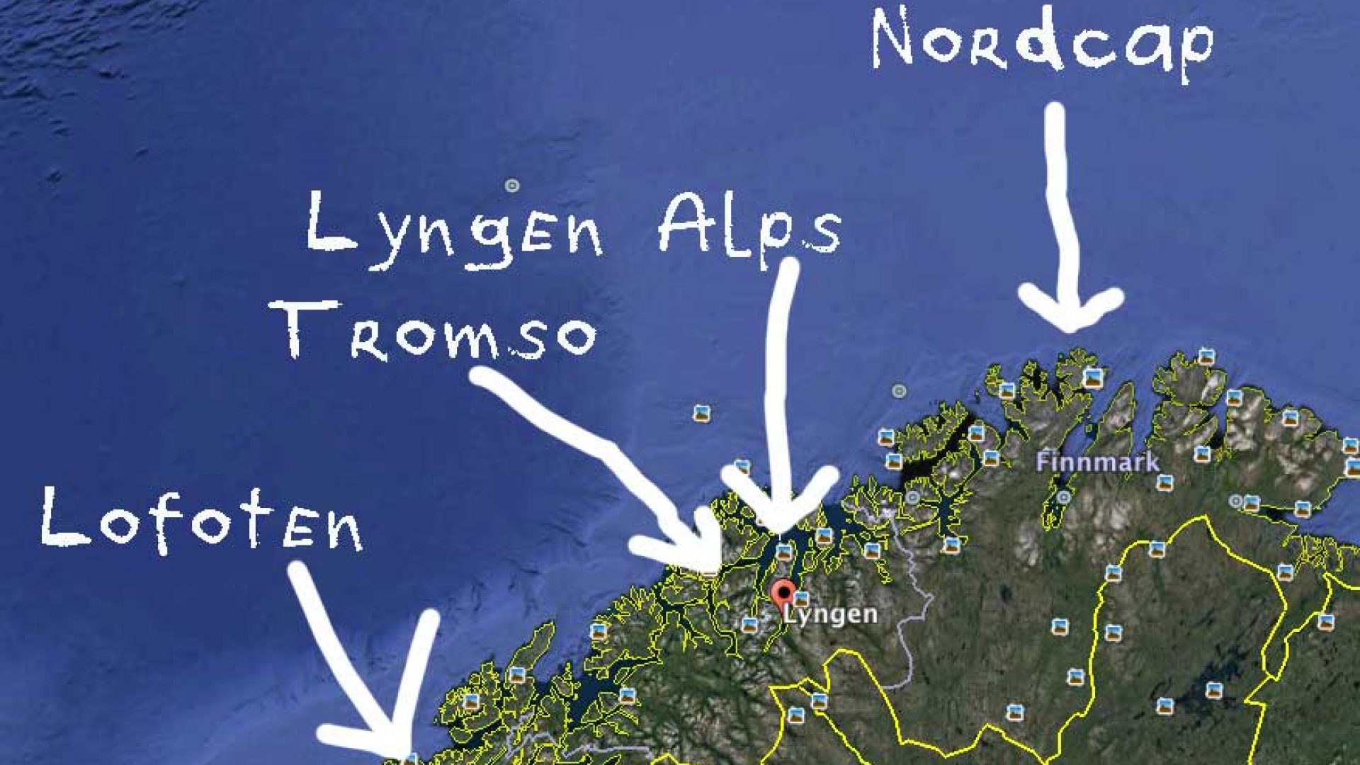 Splitboarding Lyngen