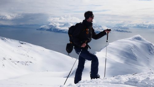 powder splitboarding lyngen
