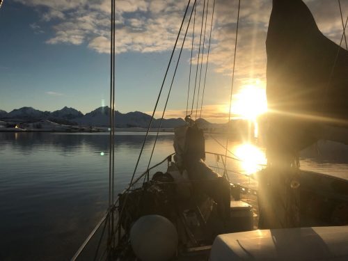 sail and boat lyngen